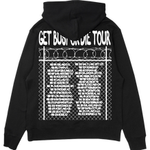 Load image into Gallery viewer, GBOD TOUR HOODIE - BLACK
